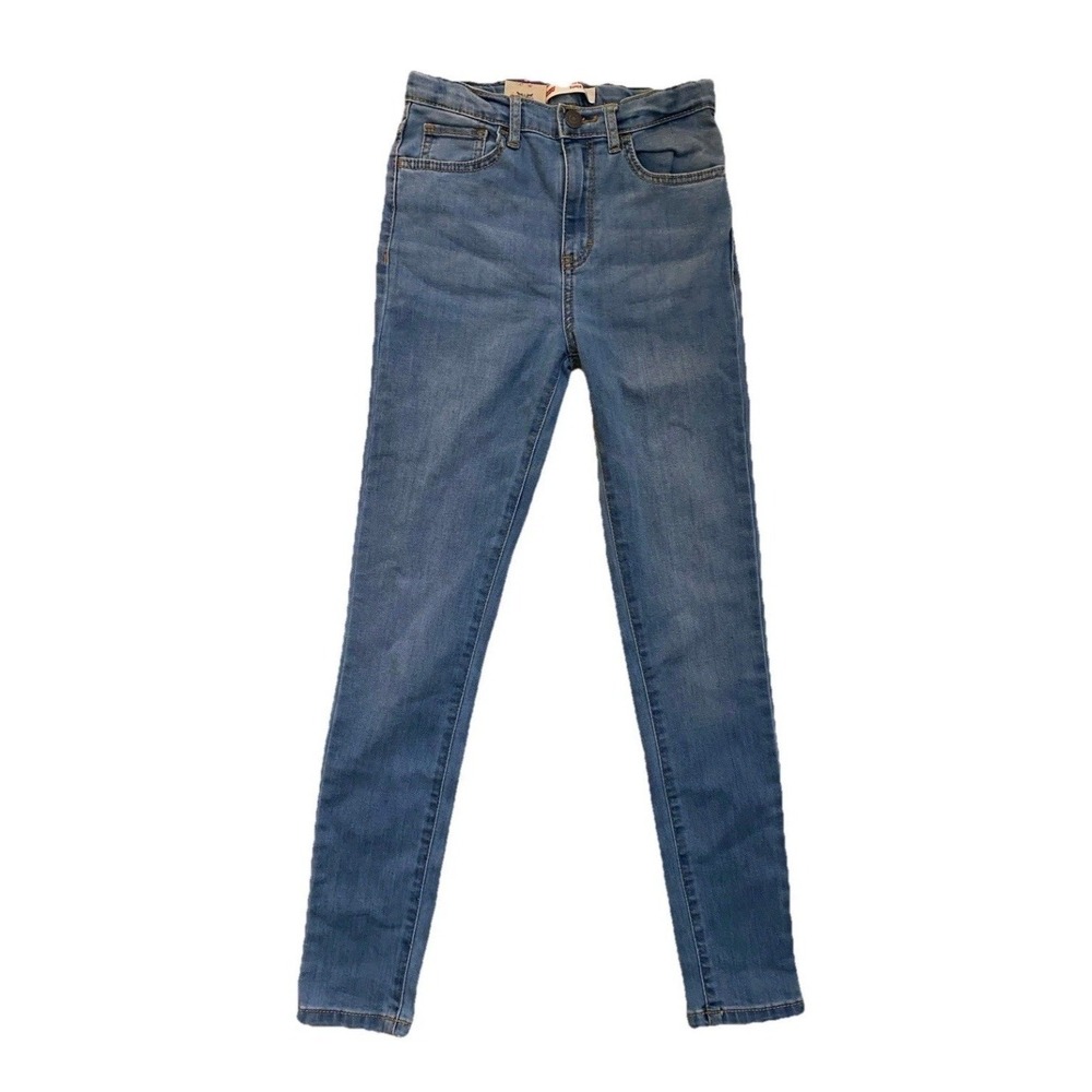 NEW Levi's Kids 720 High Rise Super Skinny Light Wash Jeans Size 10 Adj Waist
